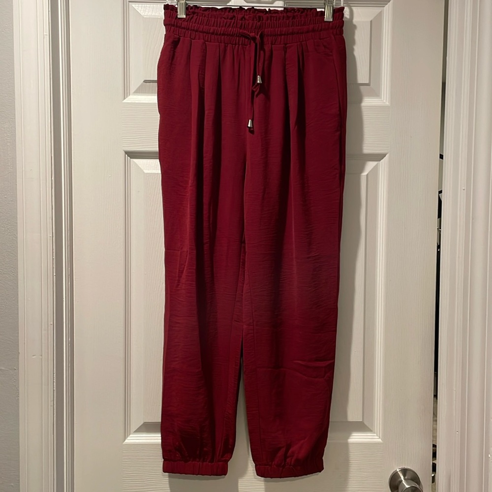 Evaless elastic waist band joggers